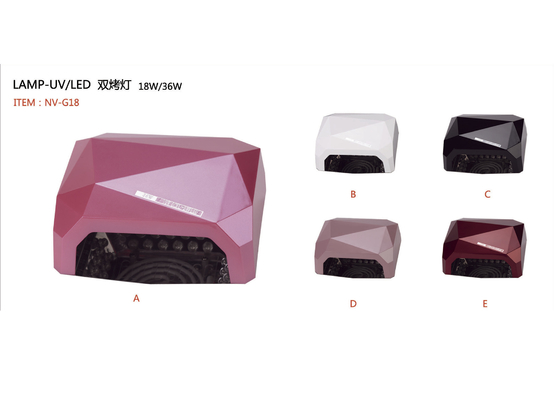 De krachtige 36 Watts LEIDENE UVlamp Professionele Spijker van CCFL Drogere 110V - 220V