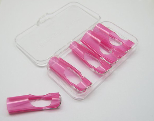 Vorm van de de Hulpmiddelen de Roze Plastic Spijker van de spijkerkunst voor Acryl UV het Uiteindeuitbreiding van de Gelspijker