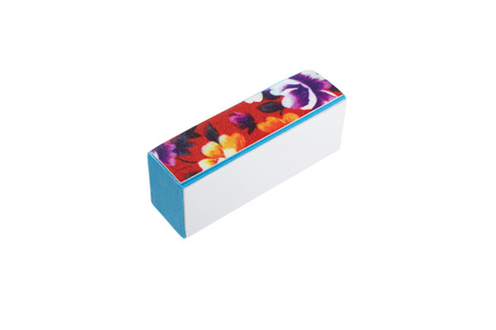 Van de de Spijkerbuffer van het bloempatroon van de het Blokmanicure van het de Vingerhulpmiddel de Nagelverzorginguitrusting
