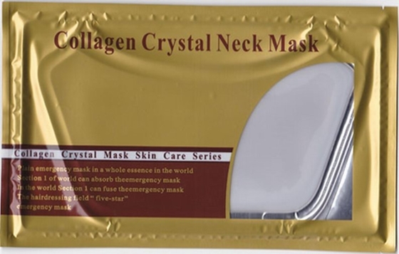 De transparante 24k Gouden Antirimpel van het Collageen Gezichtsmasker voor Hals sj-055