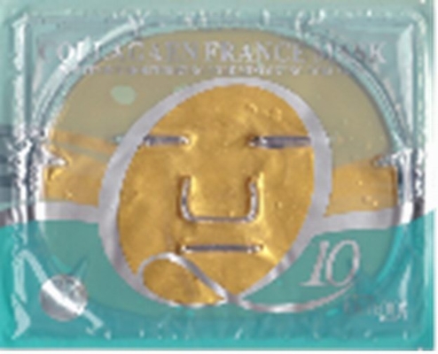 Gezichtsmasker van het gezichts24k het Gouden Collageen met Hyaluronic Zure Glycerine Q10 sm-001