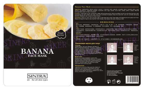 Banaan Exfoliating die Gezichtsmasker bevochtigen die Dode Huidcellen SG-01 verwijderen