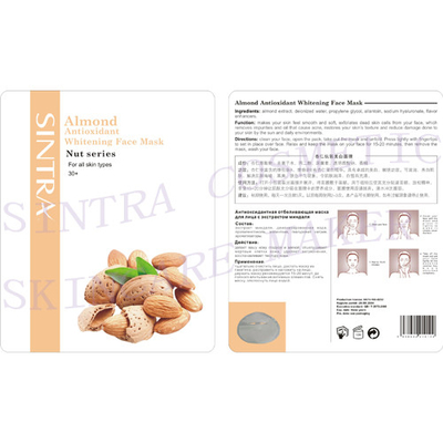 Hyaluronic Zuur die Gezichtsmasker hydrateren die, Masker van het Amandelgezicht jg-03 witten