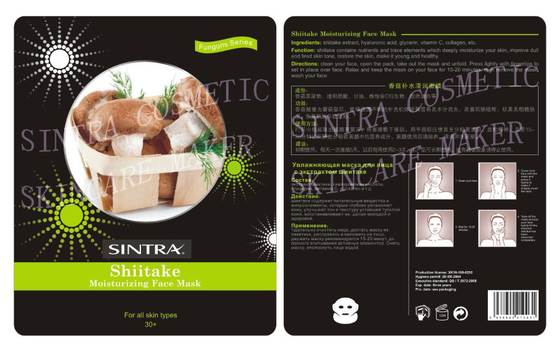 Vlotte Shiitake die Gezichtsmaskeraard met Collageen jl-01 bevochtigen