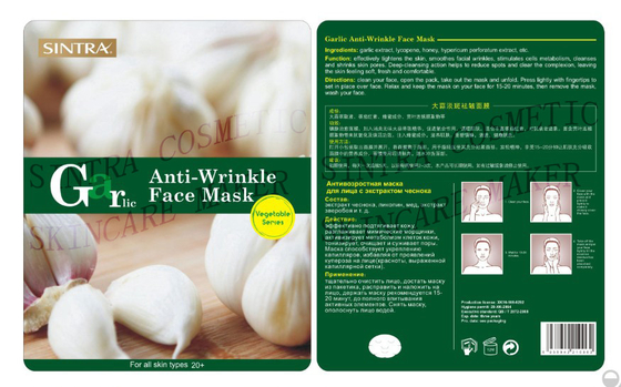Huid het Aanhalen Bevochtigend Gezichtscollageenmasker/Masker van het Knoflookgezicht Sc-02