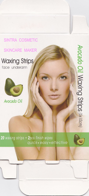 Van de de Verwijderingswas van het Underarmhaar van de de Stroken de Natuurlijke Groene Avocado Olie STF1103