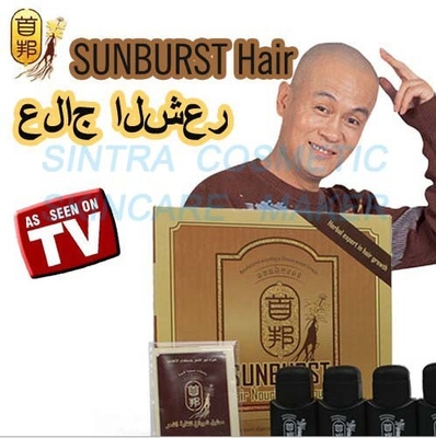 De Voedende Vloeistof van het ZONNESTRAALhaar - het Product van het Haarverlies met ENGELSE &amp; ARABISCHE TAAL