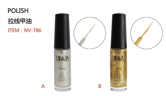 Schittert het vernis Gouden Zilver Spijkerlak/Poolse de Borstelpen van de Spijkerkunst voor trekt Lijn