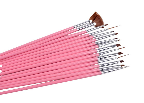 Stippelend de Kunstborstels van de Hulpmiddel Fijne Spijker voor Make-up met Ventilator borstel/Penontwerp