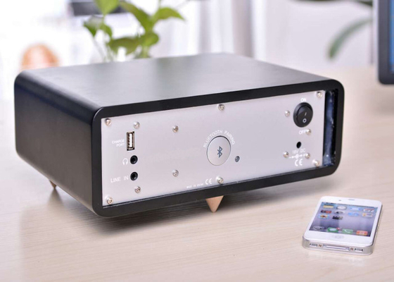 Houten Draagbare Diepe Basbluetooth-Spreker voor Huis met NFC-Functie 265 * 88 * 196mm