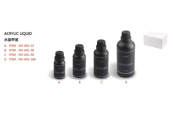 Vloeistof van de Navi15ml 30ml 50ml 100ml de Lichtpaarse Acrylspijker voor Spijkeropslag