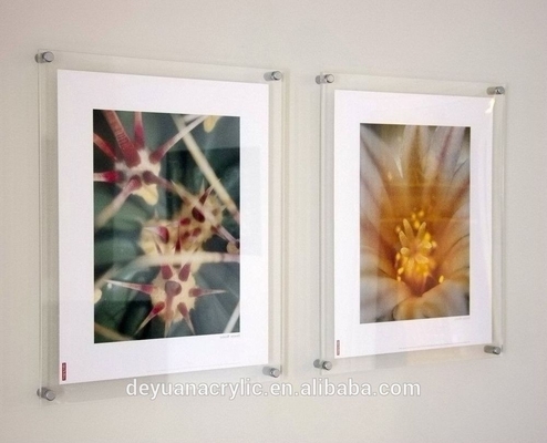 Acryl de Fotokaders 8 x 10 van het huismuur Opgezette Beeld met Ijzerspijker
