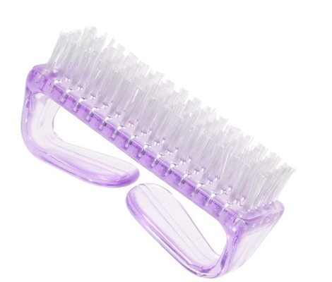 Plastic van de de schoonmakende borstelmanicure van de Handvat Groot spijker de Pedicurehulpmiddel