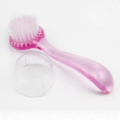 Plastic Handvat om de Borstels van de Spijkerkunst, de schoonmakende borstel van de pedicurespijker