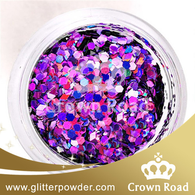 De acrylspijkers van China glitter_powder