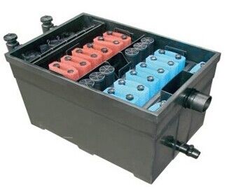 De Filtratie van de hoge prestatiesvijver met UVlamp 12m3 - 20m3 voegt Schoonmakend Materiaal samen