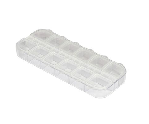 Van de de Hulpmiddelen de lege spijker van de spijkerkunst doos van het de kunst plastic bergkristal