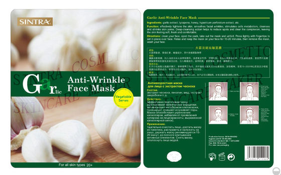 Huid het Aanhalen Bevochtigend Gezichtscollageenmasker/Masker van het Knoflookgezicht Sc-02