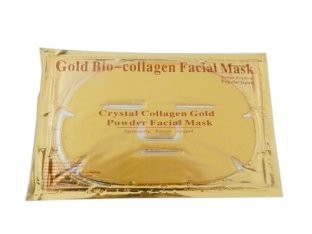 gezichtsmasker met goud Bio-collageen wordt geformuleerd met puur goud, natuurlijke bio-ingrediënten, hydraterende samengestelde