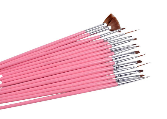 Stippelend de Kunstborstels van de Hulpmiddel Fijne Spijker voor Make-up met Ventilator borstel/Penontwerp
