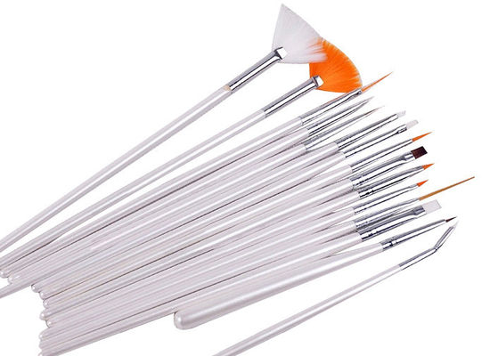 Stippelend de Kunstborstels van de Hulpmiddel Fijne Spijker voor Make-up met Ventilator borstel/Penontwerp