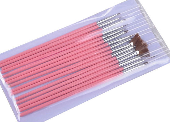 Stippelend de Kunstborstels van de Hulpmiddel Fijne Spijker voor Make-up met Ventilator borstel/Penontwerp