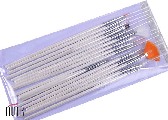Stippelend de Kunstborstels van de Hulpmiddel Fijne Spijker voor Make-up met Ventilator borstel/Penontwerp