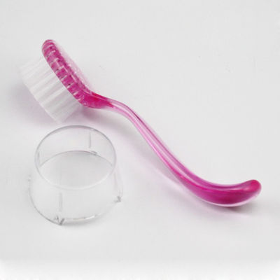 Plastic Handvat om de Borstels van de Spijkerkunst, de schoonmakende borstel van de pedicurespijker