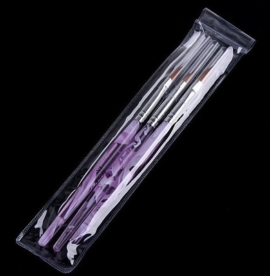 3pcs/pack de UV van het Overzeese van de de Kunstborstel van de Gel Acrylspijker Verf 2#4#6# Golfhandvat